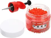 UPKOCH Red Worm Clips Ergonomic Bloodworm Hanger Fishing Tool for Outdoor Use Simple Operation for Luring Portable Tackle for Enthusiasts