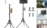 Led Video Light Panel Kit with Stand, 2 Pack Photography Panel Light Built-in