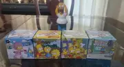 4-The Simpsons 2002 Burger King Talking Wrist Watches New In Boxes Bart-Krusty F