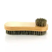 Shoe Cleaning Tool Oval Oiled Scrub Double Sided Leather Shoe Polish Brush