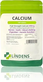 Calcium Carbonate 100 Tablets 400mg Quality Food Supplement