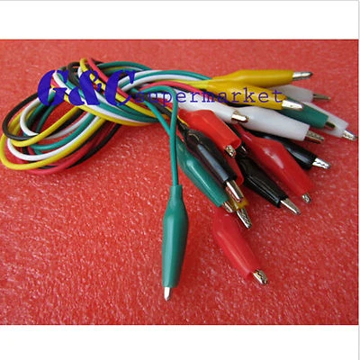50cm Double-ended Crocodile Clips Cable Alligator Clips testing wire M62