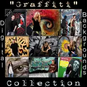 Digital Backdrops Graffiti Backgrounds Urban Street Scene Green Screen Editing y