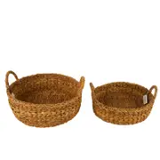 Set of 2 Jolene Circular Hogla Trays