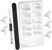 AUTSUPPL Complete Nail Extension Tool Set Manicure Art Tools False Nails Molds for Home Professional Use