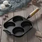 Cast Iron Omelet Pan Nonstick Pancake Pan Hamburg Maker Egg Frying Pan Steak