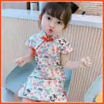 丸子精選1-6 YEAR-OLD CHILDREN DRESSES KIDS GIRL FLORAL SLEEVELES