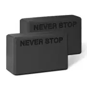 KEEP Yoga Block, High-Density EVA Foam 2 Pack Yoga Block with Non-Slip Textur...
