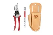Genuine Felco No 2 secateurs bundle - F905 sharpener tool - Leather plus holster
