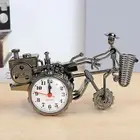 Alarm Clock Shiny Surface Detachable Creative Non-ticking Analog Alarm Clock