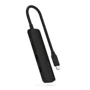 Satechi 4-in-1 USB-C Slim Multiport Adapter (Black)