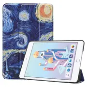 For iPad mini 5 2019 Case,Karst Texture Folio PU Leather Smart Cover,Starry Sky