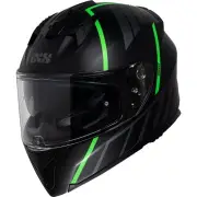 iXS217 2.0 Matt Black Green Full Face Helmet