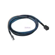 Slim Line SAS 4.0 SFF-8654 4i 38pin to HD Mini SAS 4i SFF-8643 36pin Cable 100cm
