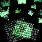 70/24pcs Square Folding Paper Luminous Craft Paper Creativity Exercise