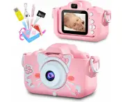 Kids Selfie Camera, Birthday Gifts for Boys Girls Age 3-9, HD Digital Video Cameras for Toddler Children Toy for 3 4 5 6 7 8 Year Old Boy with 3