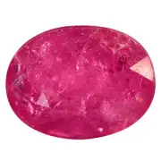 1.53 Ct. Fabulous Oval Shape Red Unheated Ruby Gem WITH GLC CERTIFY