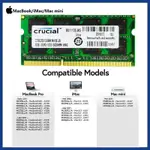 ♞CRUCIAL 英睿達 8GB PC3-10600 DDR3 1333MHZ SODIMM 內存 RAM 適用於 MA