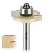 Slot Cutter Router Bit, ''T'' Type Bit with Bearing, Slot Router Bit Set,1/4"...