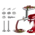 1Set Meat Grinder &Slicer Shredder Meat Grinder Attachment for KitchenAid