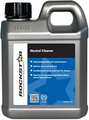 Rockstar NEUTRAL CLEANER 1L, fully biodegradable ph neutral. Maintain sealed natural stone, concrete, terrazzo, sandstone & glazed ceramic tiles - excellent for daily stone, grout & tile cleaning