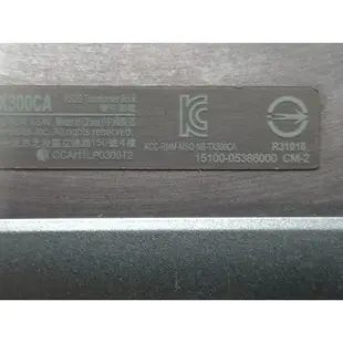 K.故障筆記型電腦-ASUS Transformer Book TX300CA 直購價3480