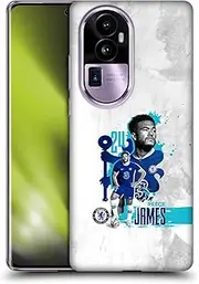 Head Case Designs Officially Licensed Chelsea Football Club Reece James 2022/23 First Team Soft Gel Case Compatible with Oppo Reno10 Pro+
