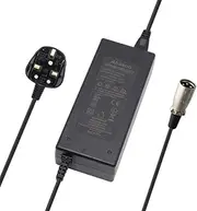 Abakoo 42V 2A Lithium Battery Charger for 36V 10 Series XLR Male 3-Pin for Mini Dirt 650 Power Chair Wheelchair Izip I600 I750 I1000, Mongoose M750, X1000 S1000 ST1000 S600 S750