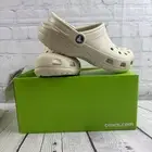 Crocs Classic Crush Clog Bone Size Men 4 Women 6 (10001-2Y2) New With Tags