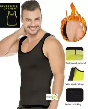 HOT NEW SHAPER SMALL NEOPRENE MEN REDU T-SHIRT CAMI REDUCTOR COLOMBIANA