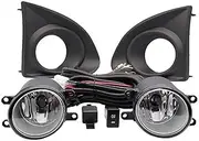 Car Fog Lamp Assembly For Toyota For Corolla For Axio For Fielder 2013 2014 2015 1 Set Bumper Fog Lamp Assembly Fog Lights Front Bumper Fog Light