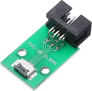 uxcell FFC FPC Connector Board 5 Pin 0.5mm Socket to 2.54mm Double Row Right Angel DC3 Male Pin Header Strip Adapter, PCB Converter Board for LCD TVs/Digital Cameras/Laptops