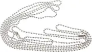 GRADENEVE 4pcs Steel Beads Chain Chain Kit for Bracelets Making Chain Stainless Steel Jewelry Extension Chain