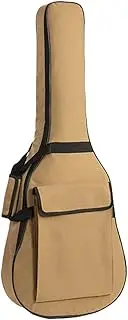 kowaku Durable Storage Bag for Acoustic Guitars with Double Strap System, 41inch Khaki