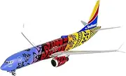 Pre-Built Model Aircraft for Southwest Airlines B737 MAX8 N8710M Diecast Airplane Model 1:200 Scale – 19cm Finished Aircraft Replica Miniature Airplane Model
