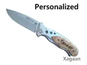 New MTech Linerlock Folding Poket Knife MT-423SL Personalized