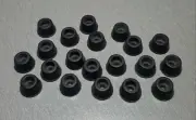 11mm Round Bolt On Rubber Feet Pack of 20