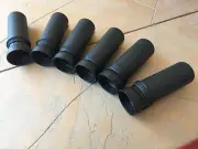 A lot of 6 pcs sizes 3.25" diameter X 12.5 Long Motorcycle Tool Tubes