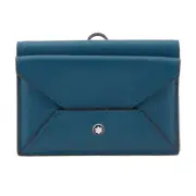 Montblanc Meisterstück Selection Soft Card Holder Ottanio (Blue) - 131258 NEW