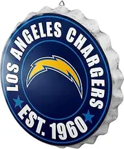 FOCO Los Angeles Chargers NFL Bottle Cap Wall Sign