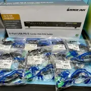 Iogear 8-Port USB PS/2 Combo KVMP Switch GCS1808