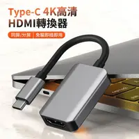 在飛比找momo購物網優惠-【ANTIAN】Type-C to HDMI 4K高清投屏轉