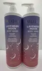 Pacifica Lavender Moon Body Wash 12 Oz x2 (Lavender, Rose, & Chamomile)
