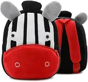 [NICE CHOICE] Cute Toddler Backpack Toddler Bag Plush Animal Cartoon Mini Travel Bag for Baby Girl Boy 1-6 Years (Zebra)