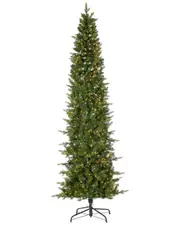 Sterling Tree Company 9ft Natural Cut Narrow Saginaw Pine With 650 Ul Clear Lights