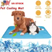 Pet Cooling Mat Dog Cat Self Cooling Cushion Pad Summer Sleeping Bed - S/M/L/XL