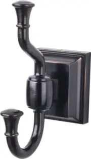 Top Knobs STK2TB Stratton Bath Double Hook Tuscan Bronze