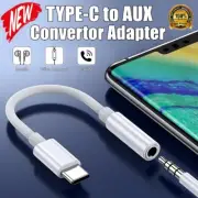 USB Type C to 3.5mm AUX Earphones Audio Stereo Cable Adapter For Samsung Huawei