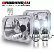 For Chevy Express Cargo Van 1500 2500 3500 Pair 7x6 Headlights Hi/Lo DRL (for: Chevrolet)