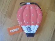 GIRL GYMBOREE PEACH PATENT HOT AIR BALLOON SHAPED Purse Handbag NWT 3T 4T 5T 6 7